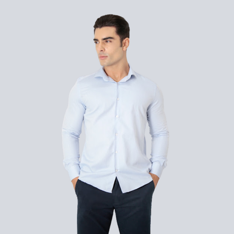 Camisa Oxford Pima – Manga Longa Slim Fit