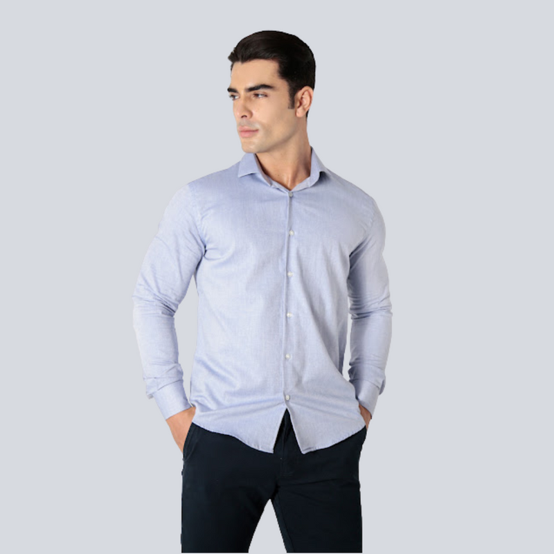 Camisa Oxford Pima – Manga Longa Slim Fit