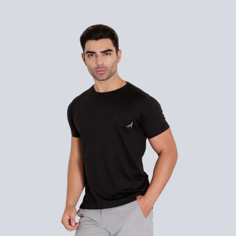 Camiseta Premium Algodão Egípcio – All Black